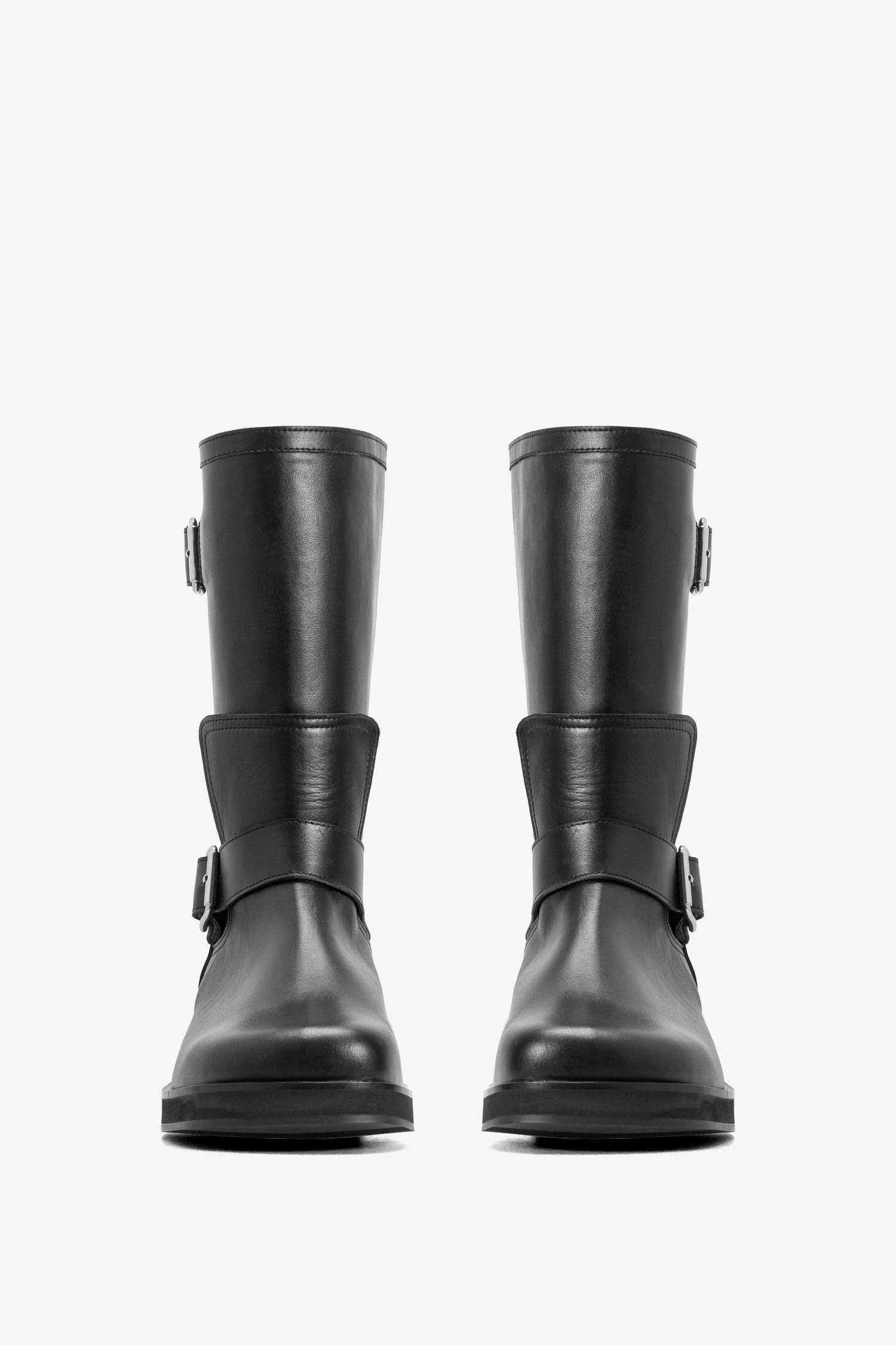 Iconic Biker Boots in Black